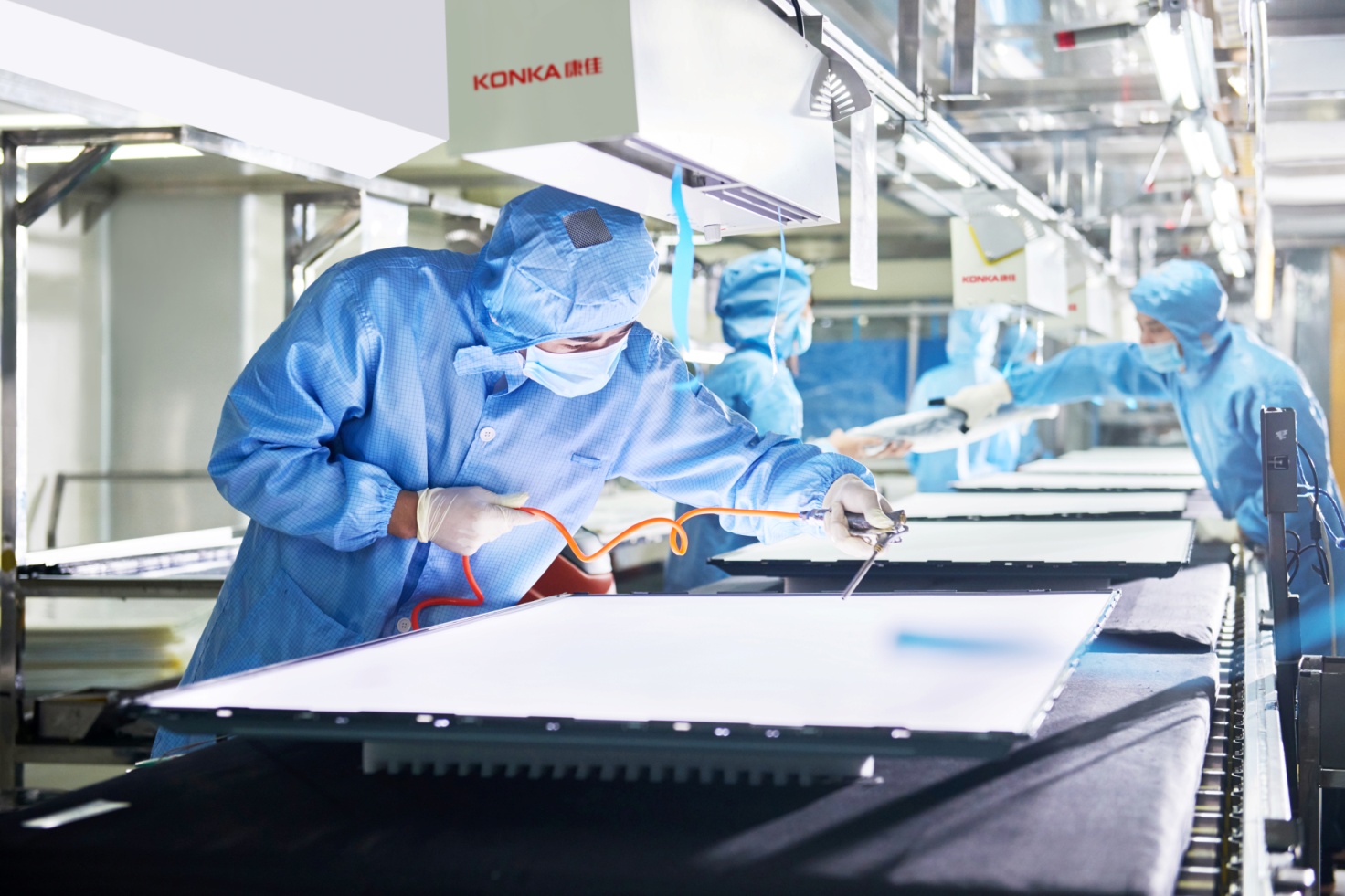 康佳电视生产线